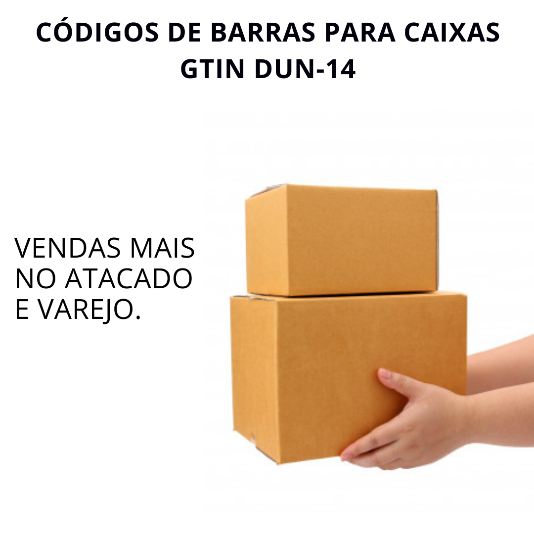 01 Código de Barras EAN-13 com DUN-14 1 Código de Barras EAN-13 com DUN-14 com GTIN