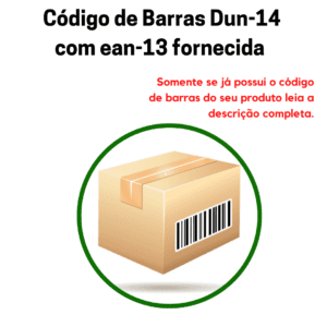 Códigos de Barras Dun-14 com ean-13 fornecida