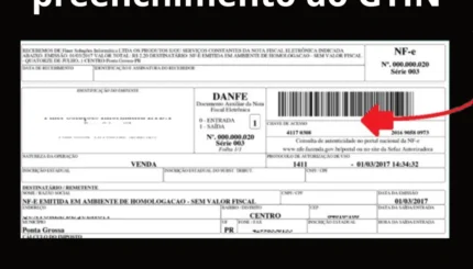 Código de barras na Nota Fiscal Eletrônica