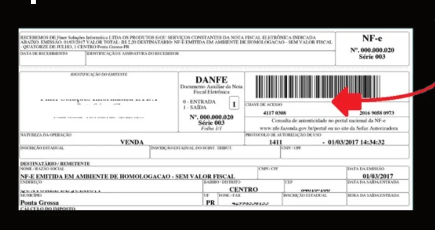 Código de barras na Nota Fiscal Eletrônica 1 Código de barras na Nota Fiscal Eletrônica