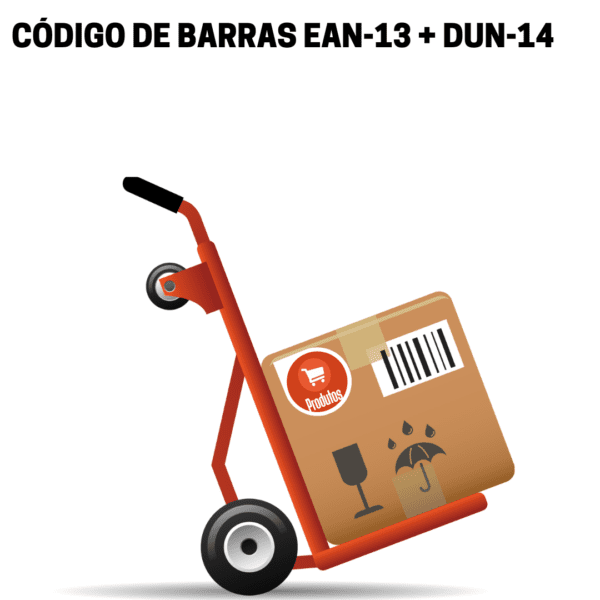 Código de Barras DUN 14 + EAN 13